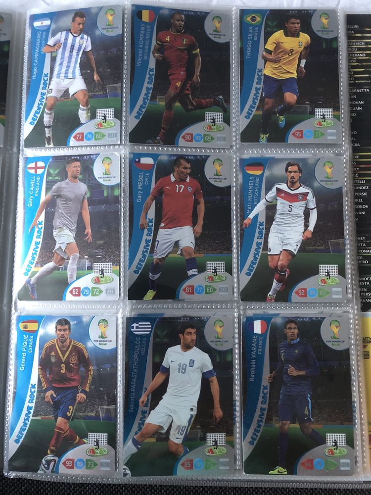 Karty Defensive Rock Panini World Cup 2014 Brazil