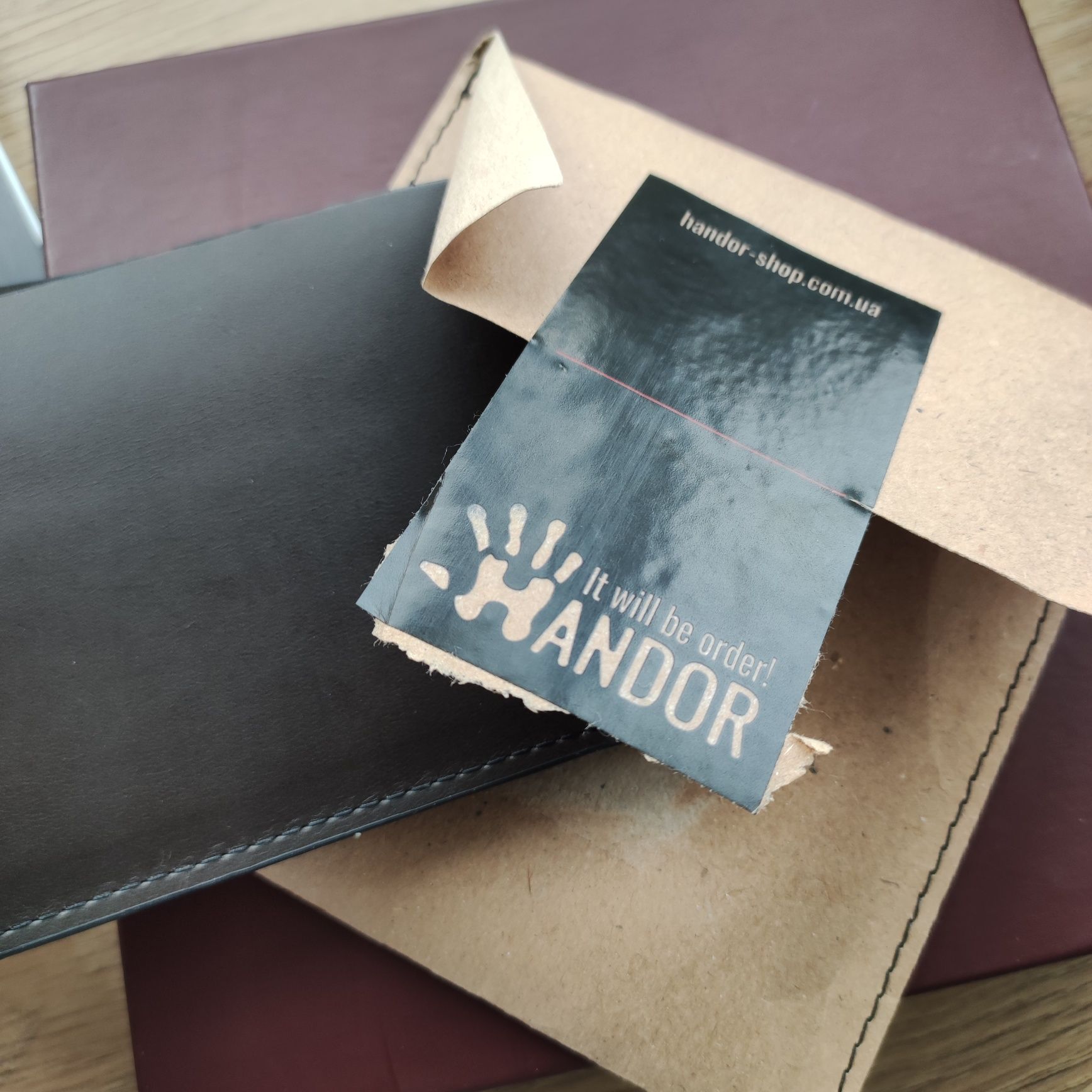 Чоловіче портмоне шкіра натуральна Handor