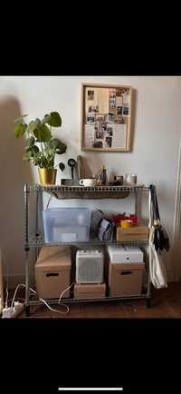 Ikea OMAR Shelving unit, galvanised