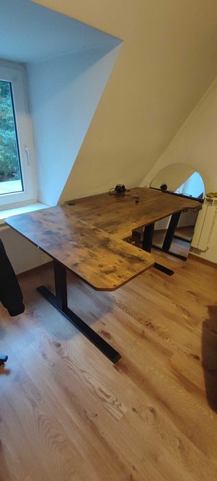 Biurko regulowane elektrycznie 150x100x70/120cm