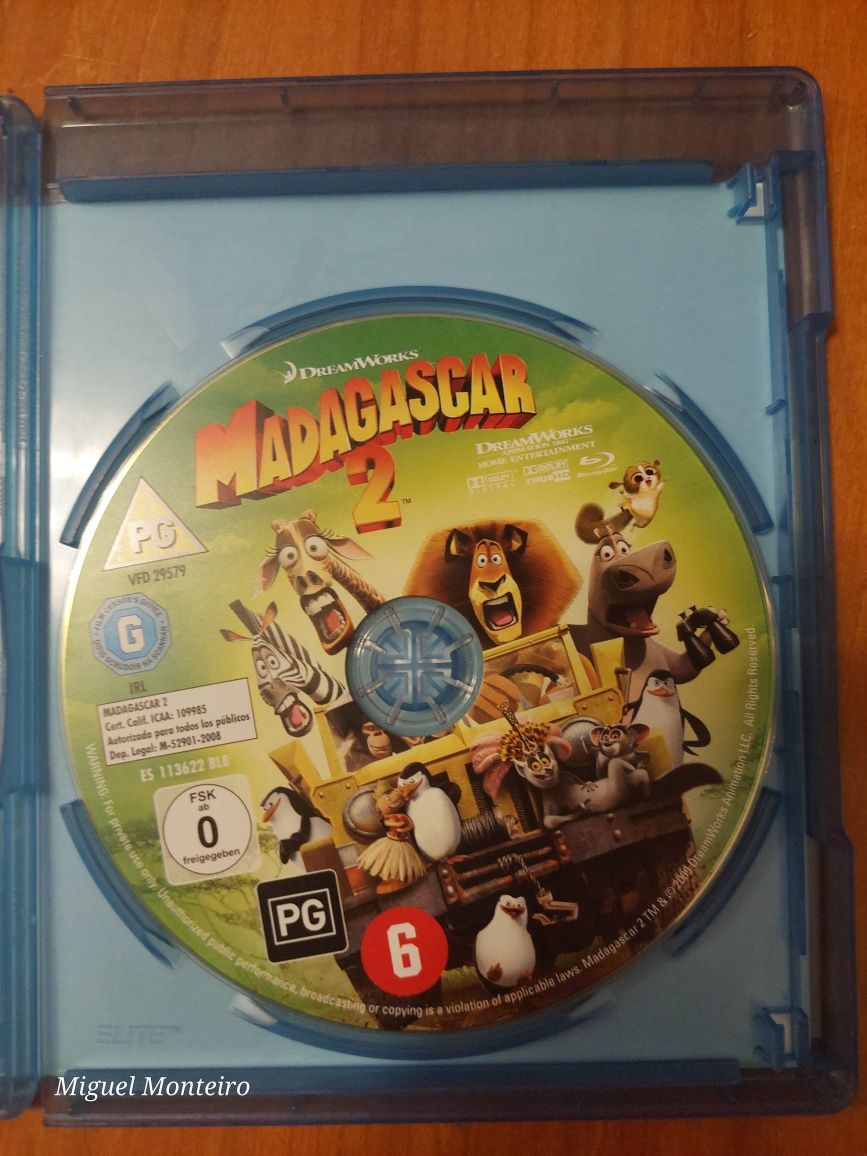 Blu ray Madagascar 2