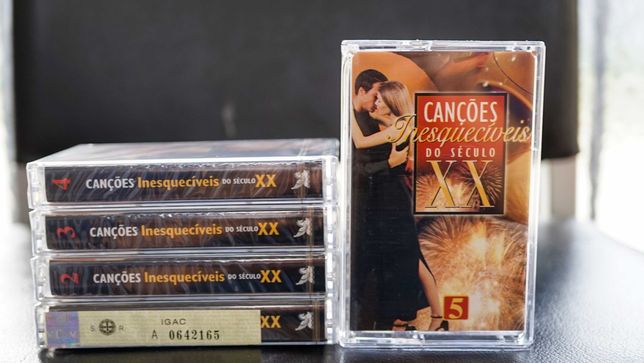Canções Inesquecíveis Do Século XX Conjunto de 5 Cassetes Áudio