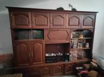 Móveis de Sala em madeira maciça em excelente estado