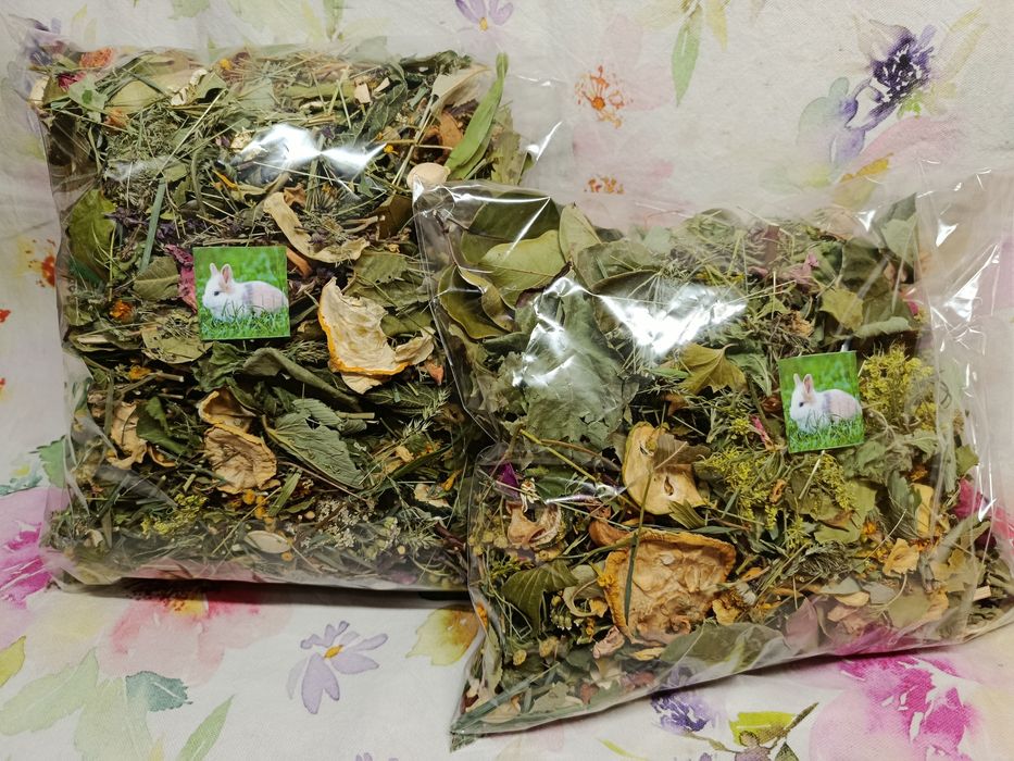 Корм для гризунів, сушка ,трави