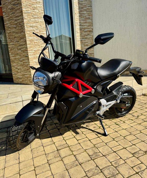 Електробайк Little Monster 2800W Spider Black 2 Чорний электромотоцикл