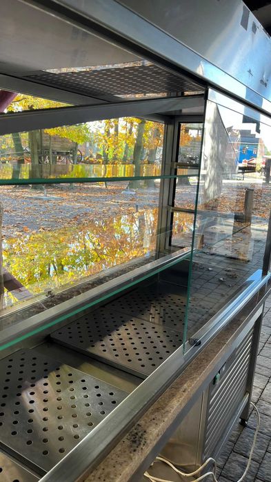 Witryna chłodnicza z wanną chłodniczą Dora Metal DM-94940.05