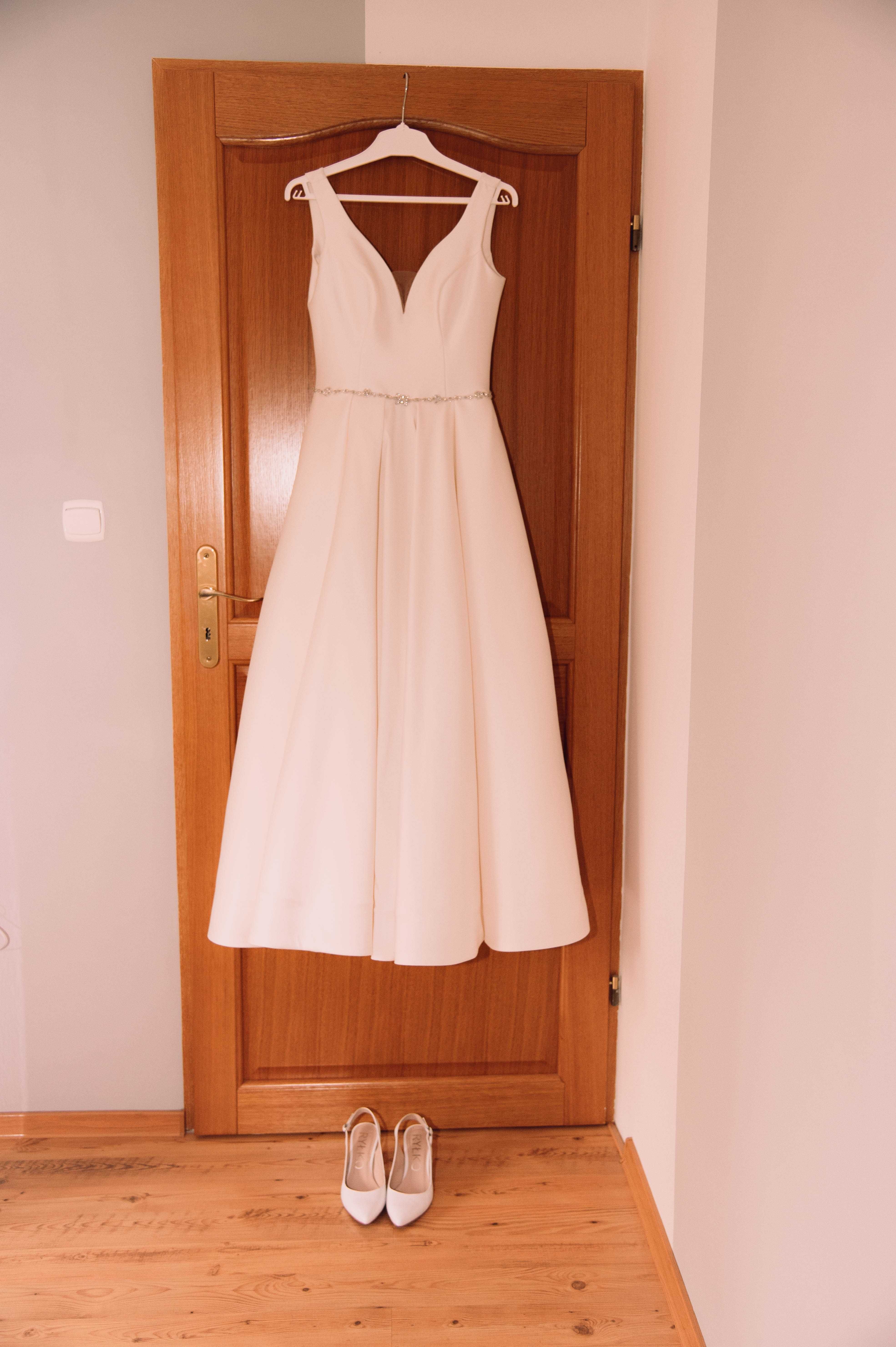 suknia ślubna z mikado