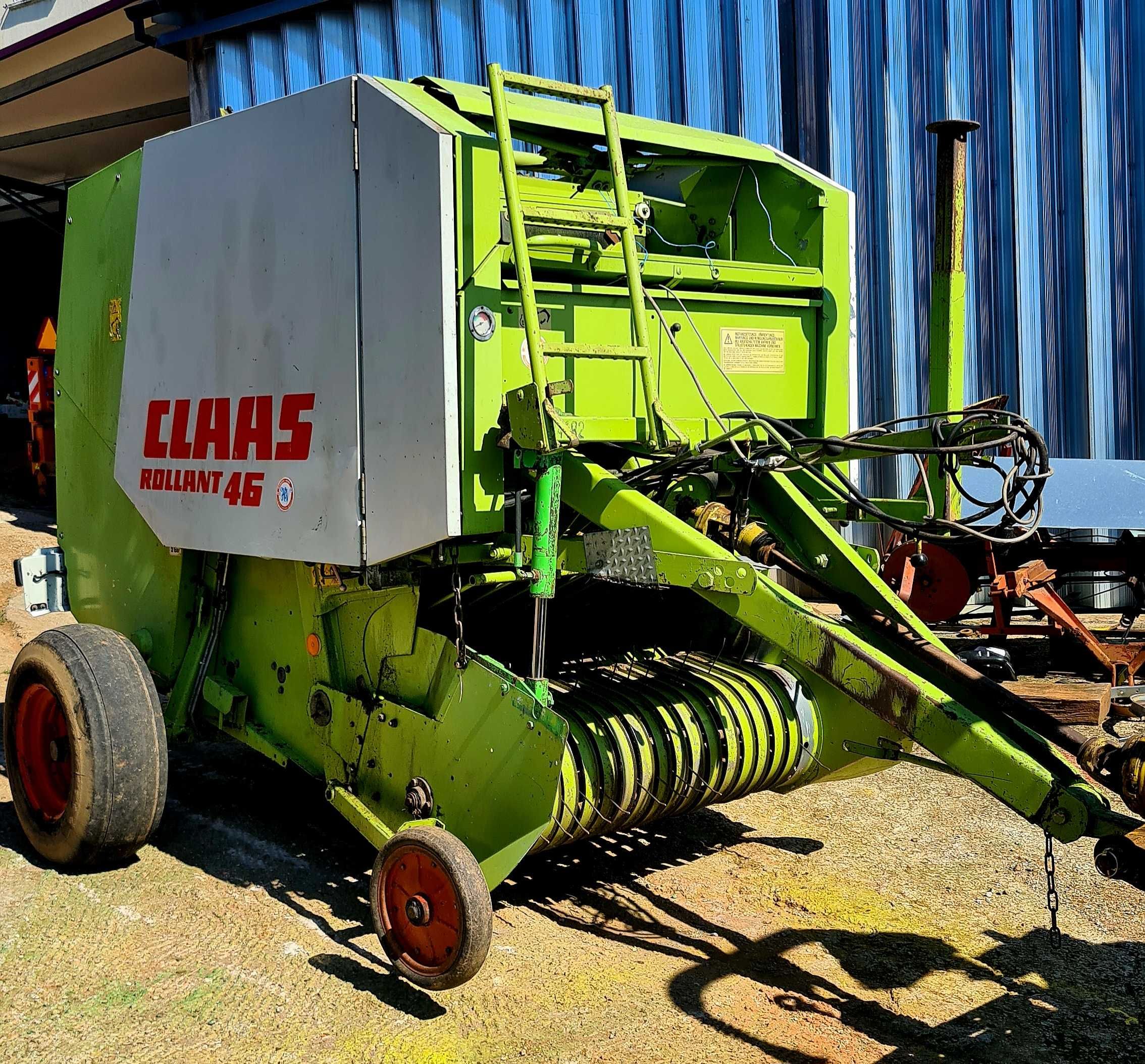 Enfardadeira de rolos claas rollant 46