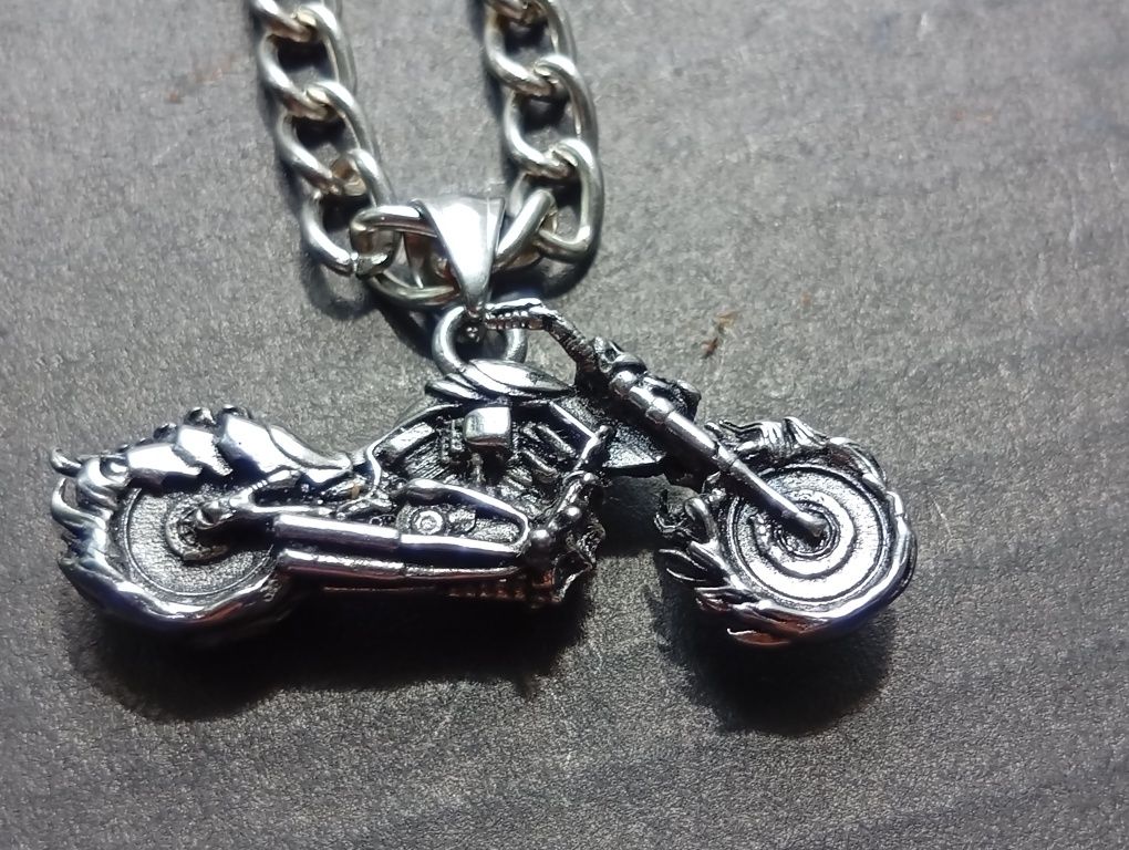 Łańcuszek f zawieszką dla motocyklistów
