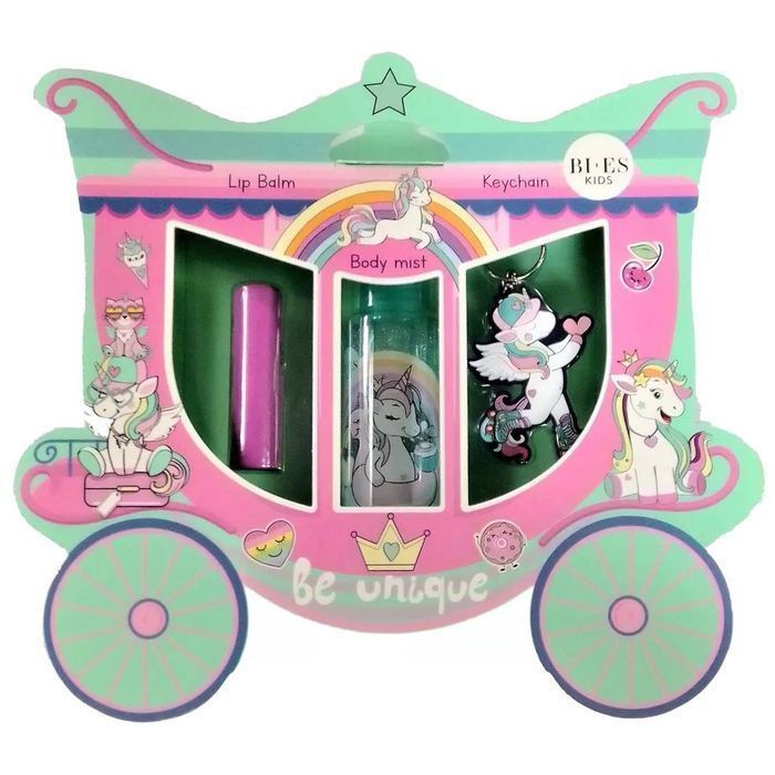 Zestaw Kosmetyków Dla Dzieci Bi-Es Jednorożec Unicorn Turkus