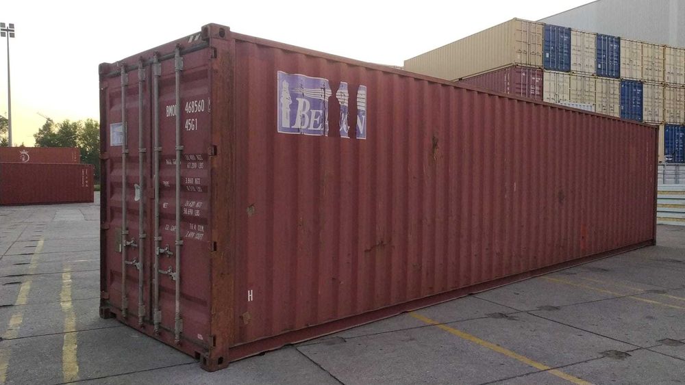 Kontener morski - 12 metrowy, 40 HC - sprzedam-EP