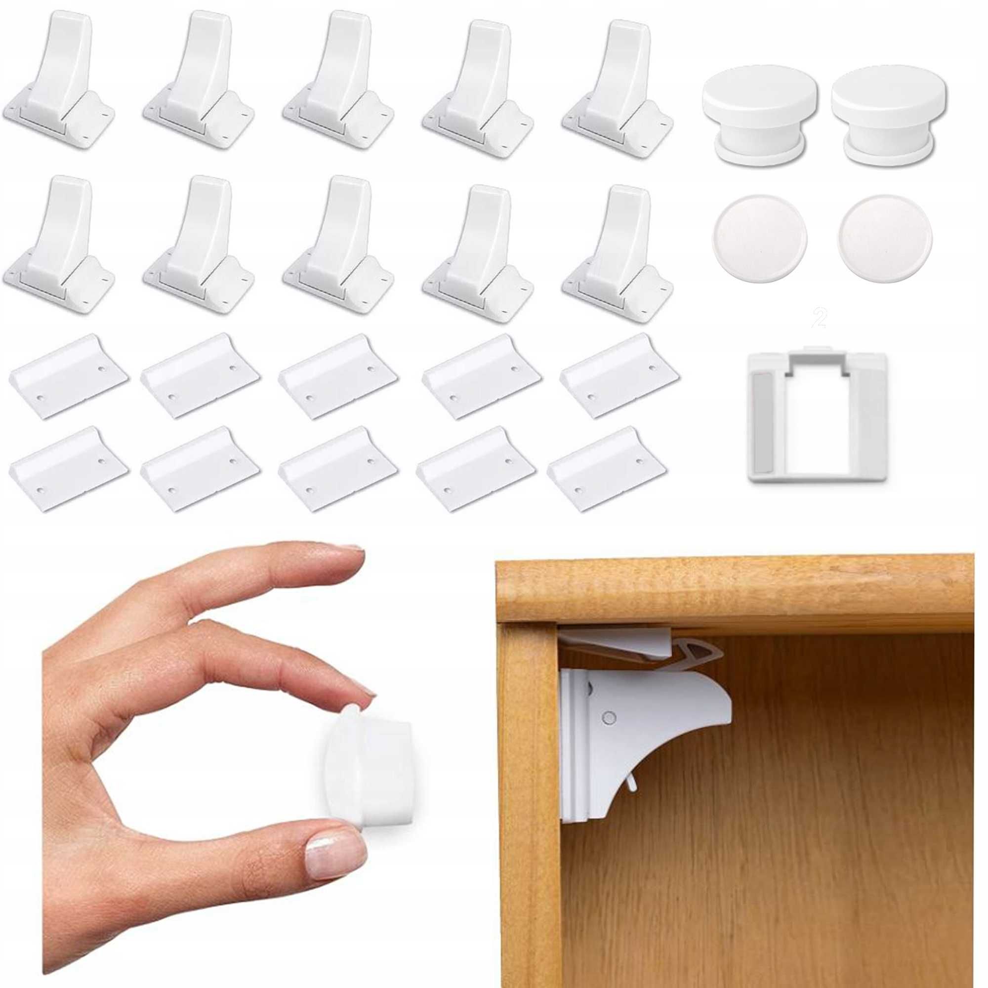 X10 magnetyczna blokada do mebli szafek szuflad