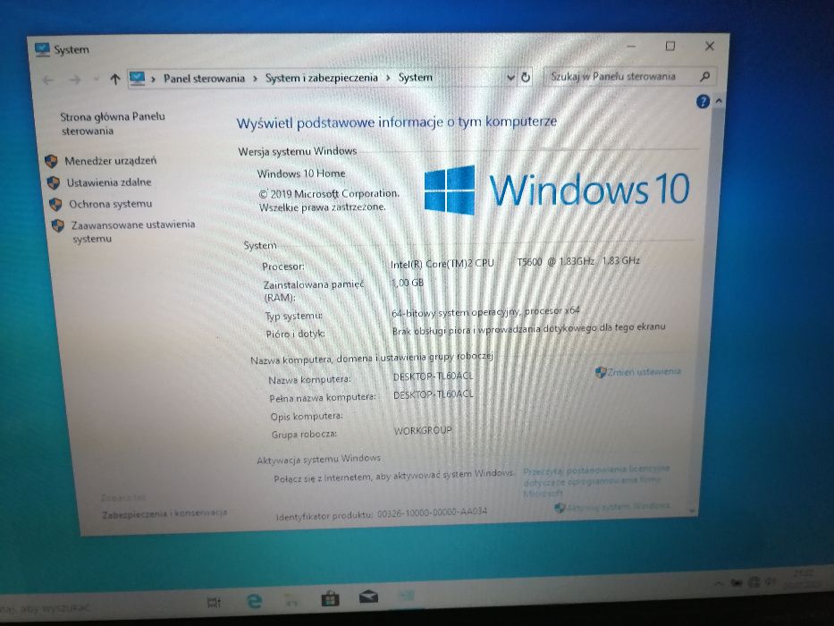 Laptop HP nx7400