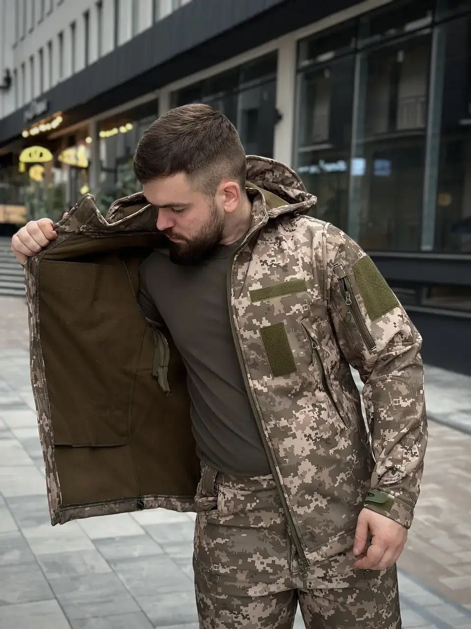 Куртка тактична SoftShell піксель куртка піксель софт шелл