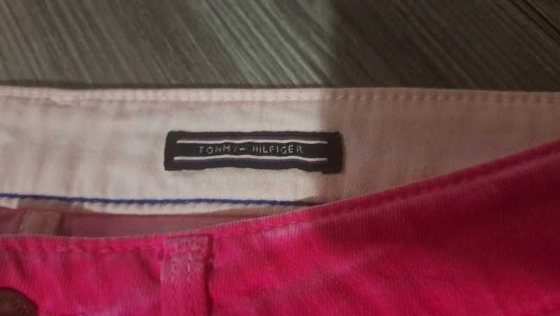 Tommy Hilfiger jeansy ombre ręcznie barwione UNIKAT!