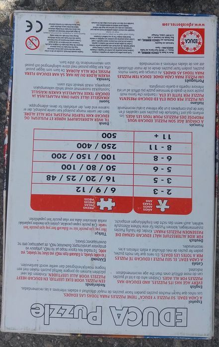 Puzzesl da Disney e do Ben 10