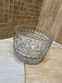 krysztal krysztalowy pojemnik salaretka prl ANTYK stare szklo  wazon