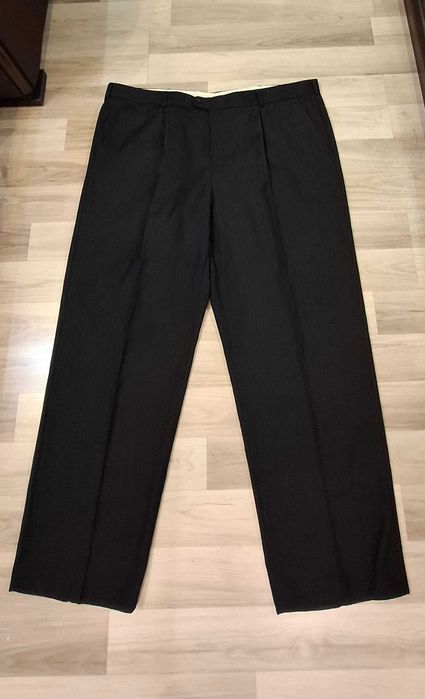 Костюм мужской черный пиджак брюки большой размер 58-60