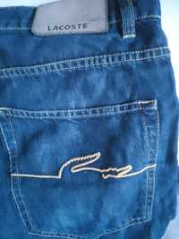 Spodnie męskie jeans LACOSTE duże pas 100 cm