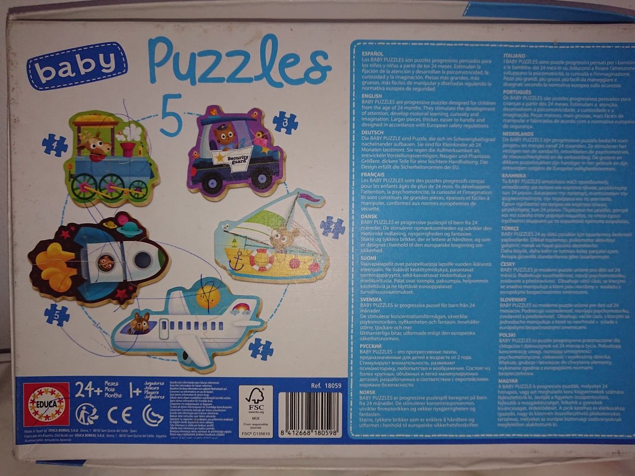 Puzzle EDUCA 2+ anos