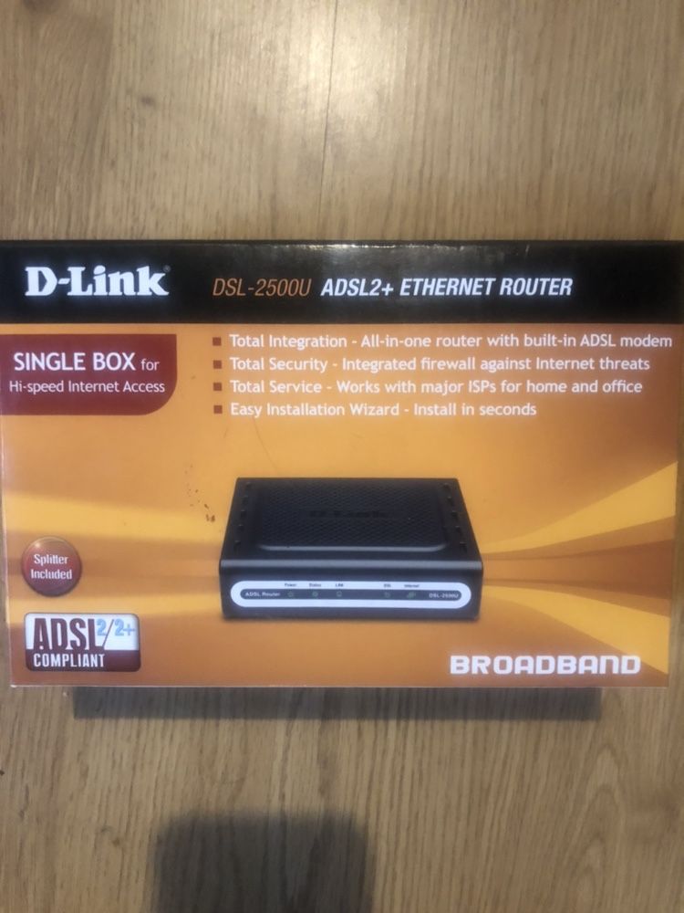 Продам роутер маршрутизатор D-Link DSL-2500U