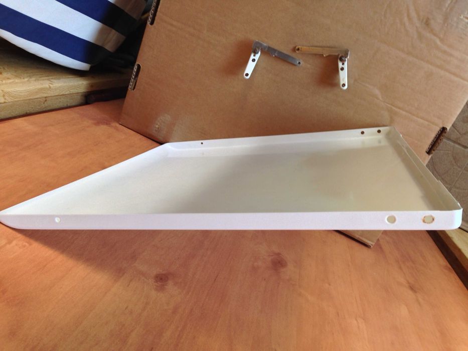 Верхня кришка для газової плити Beko FG5521 металева біла з кріпленням