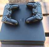 PlayStation 4 Slim 1TB Black (CUH-2208B) + 2 геймпади