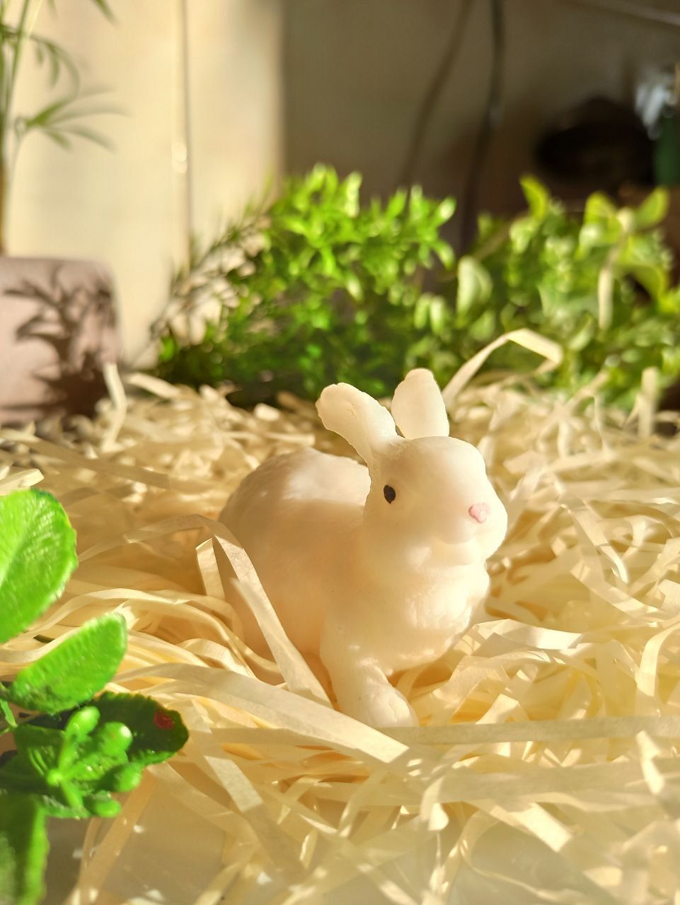Кролик, зайчик из мыла на подарок