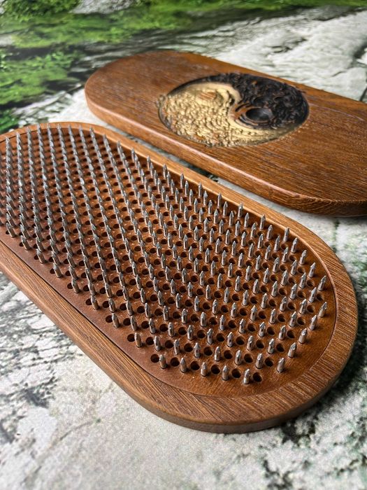 Дошка Доска Садху "Інь та Ян" , стояння на цвяхах, йога