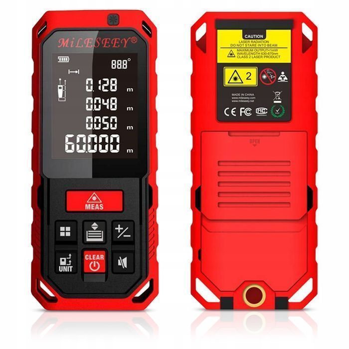Dalmierz Laserowy Miernik Odległości 60m Ip65