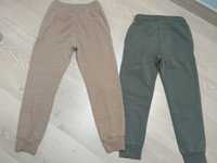 Dwie pary spodni dresowych H&M 128
