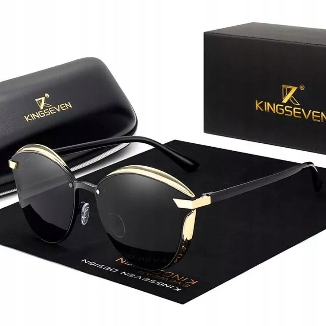 Okulary Damskie Przeciwsłoneczne Kingseven + Etui