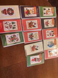 Świąteczne #haftowane kartki#biezniki#serwetki#haftowany recznik#