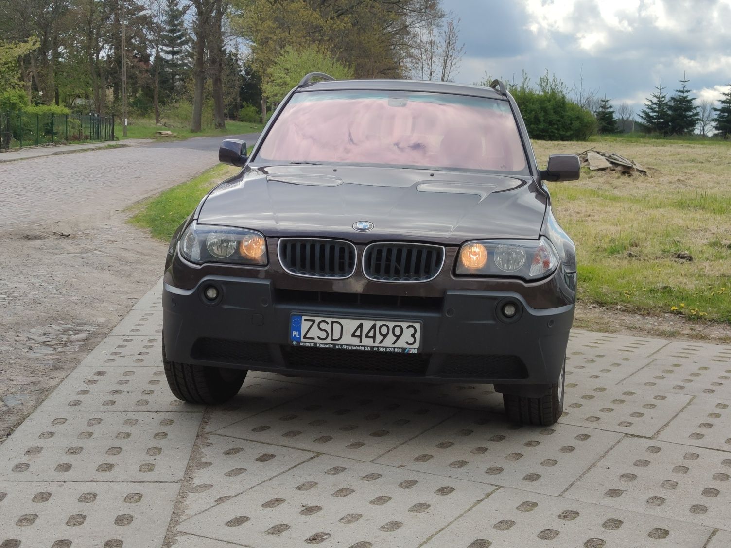 BMW X3 Moccabraun e83 2.0d 150km 4x4 Android Spotify Klima suv