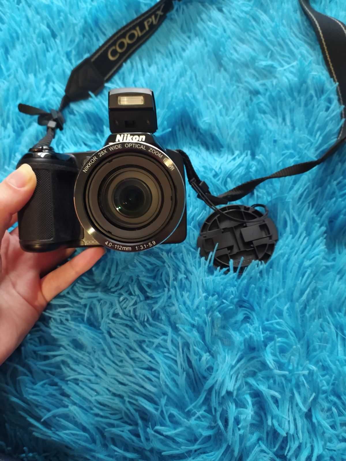 Фотоаппарат Nikon Coolpix L340 Black + сумка с ремнем + USB-кабель