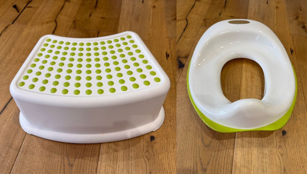 Zestaw IKEA do nauki korzystania z toalety - stopień + nakładka