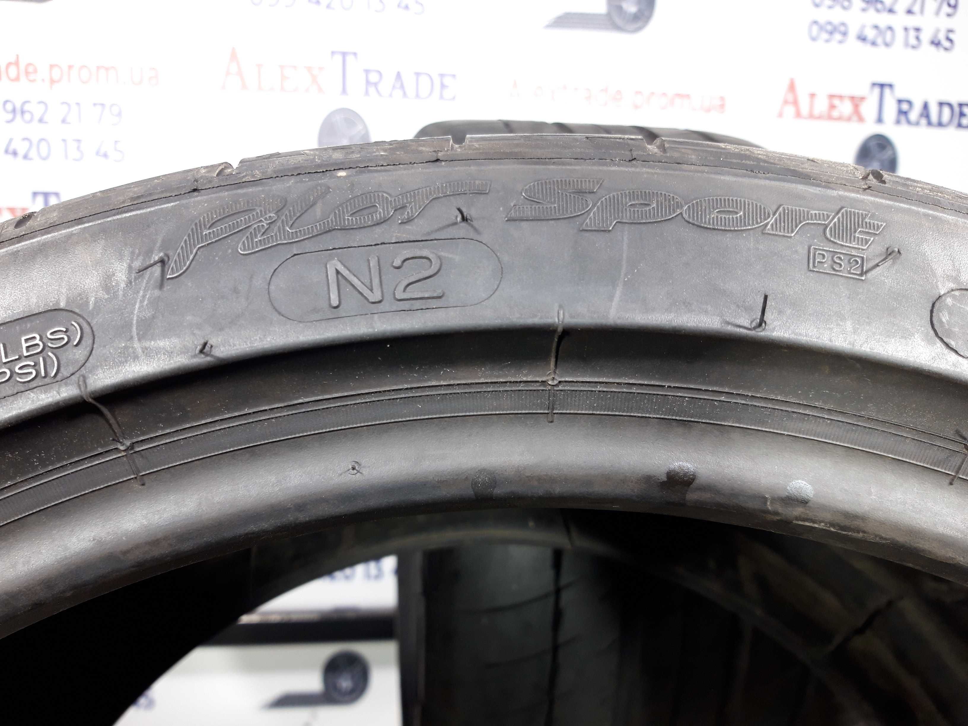 2 шт. 305/30 R19 Michelin Pilot Sport N2 літні шини бу