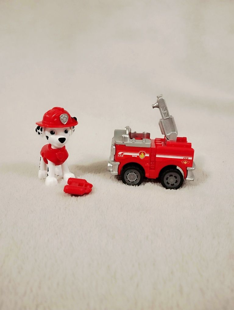 Psi patrol paw autko figurka piesek Marshall