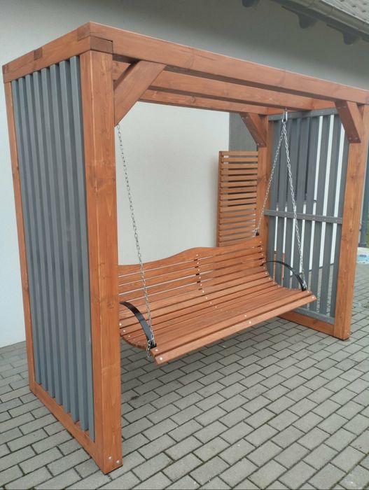 Nowoczesna Huśtawka Ogrodowa