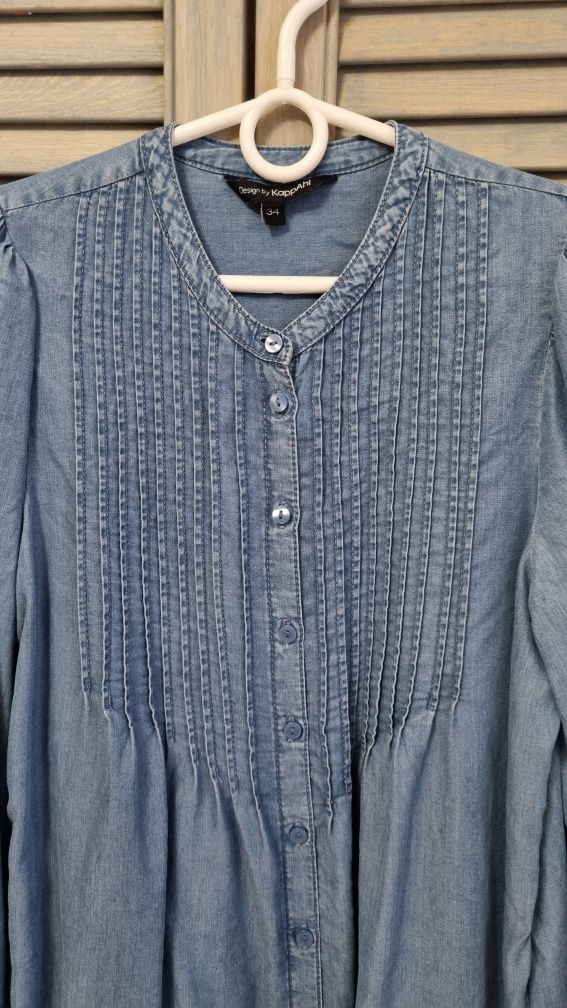 Koszula bluzka romantyczna denim kappahl 34 XS