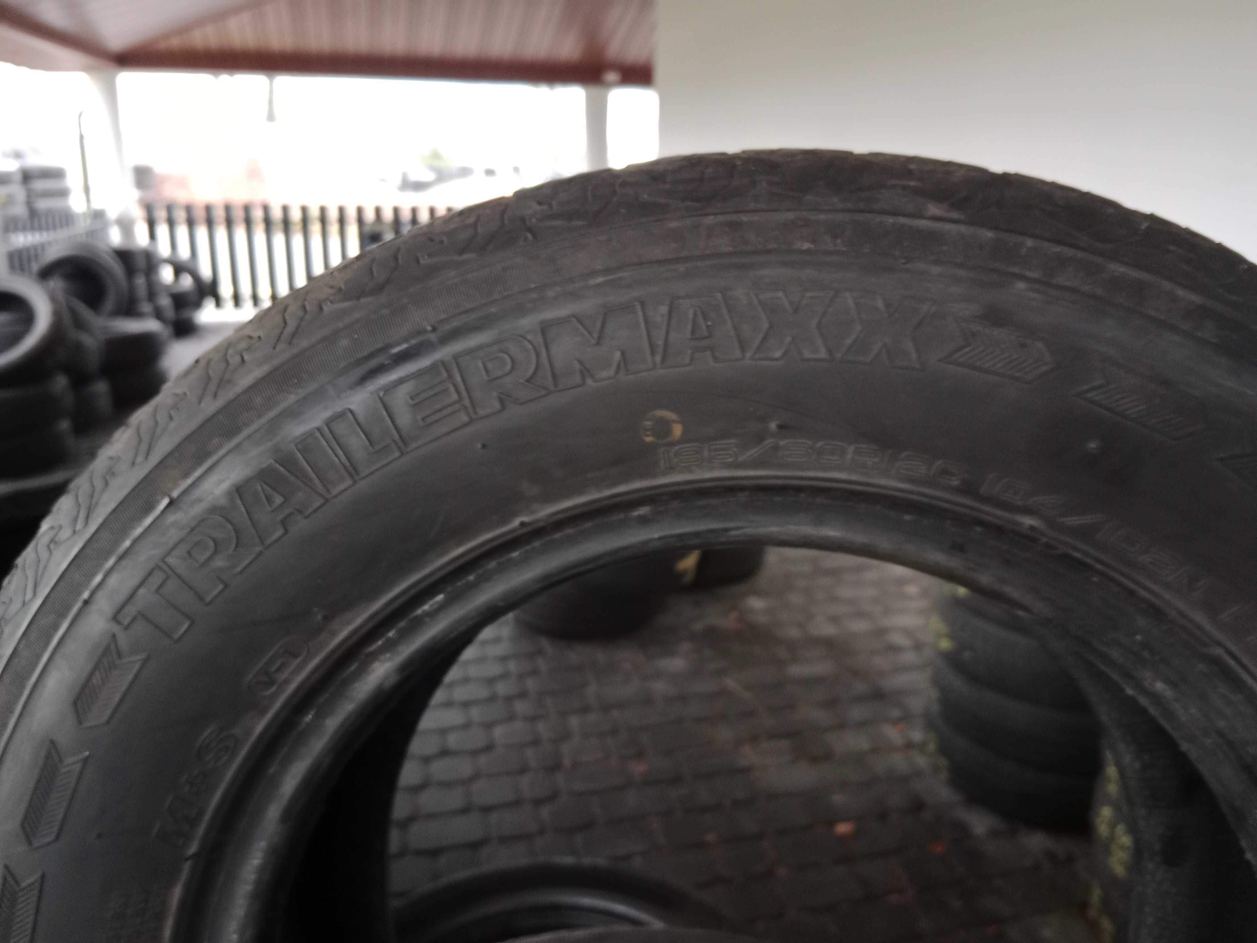 Opony używane 195/60R12C Trailermaxx FRT 2szt.