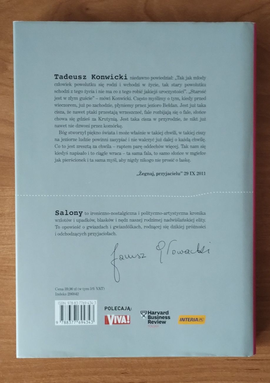 Jerzy Iwaszkiewicz Kot w pralce książka Salony Jerzego Iwaszkiewicza