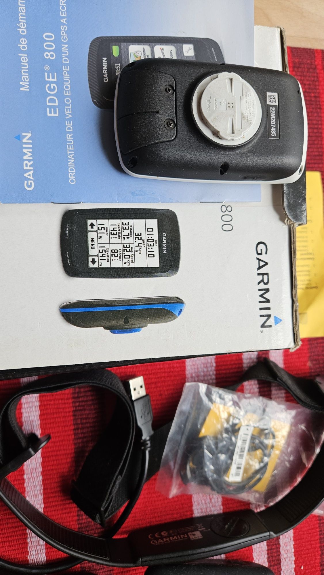 Garmin EDGE 800 + czujnik tętna, kadencji