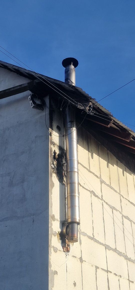 Утеплений димохід, сендвич димохід з нержавійки