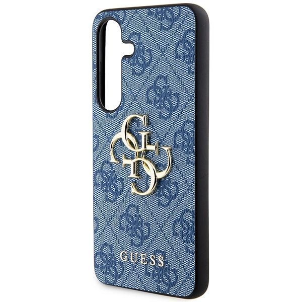 Etui Guess 4G Big Metal Logo Na Samsung Galaxy S24 - Niebieskie