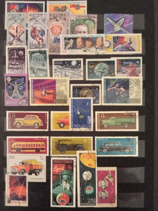 Klaser A4 z znaczkami pocztowymi cccp