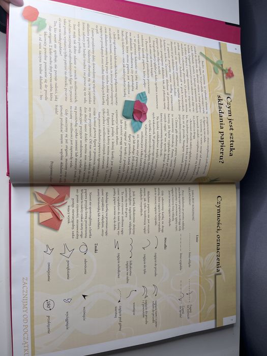 Księga origami składanie papieru