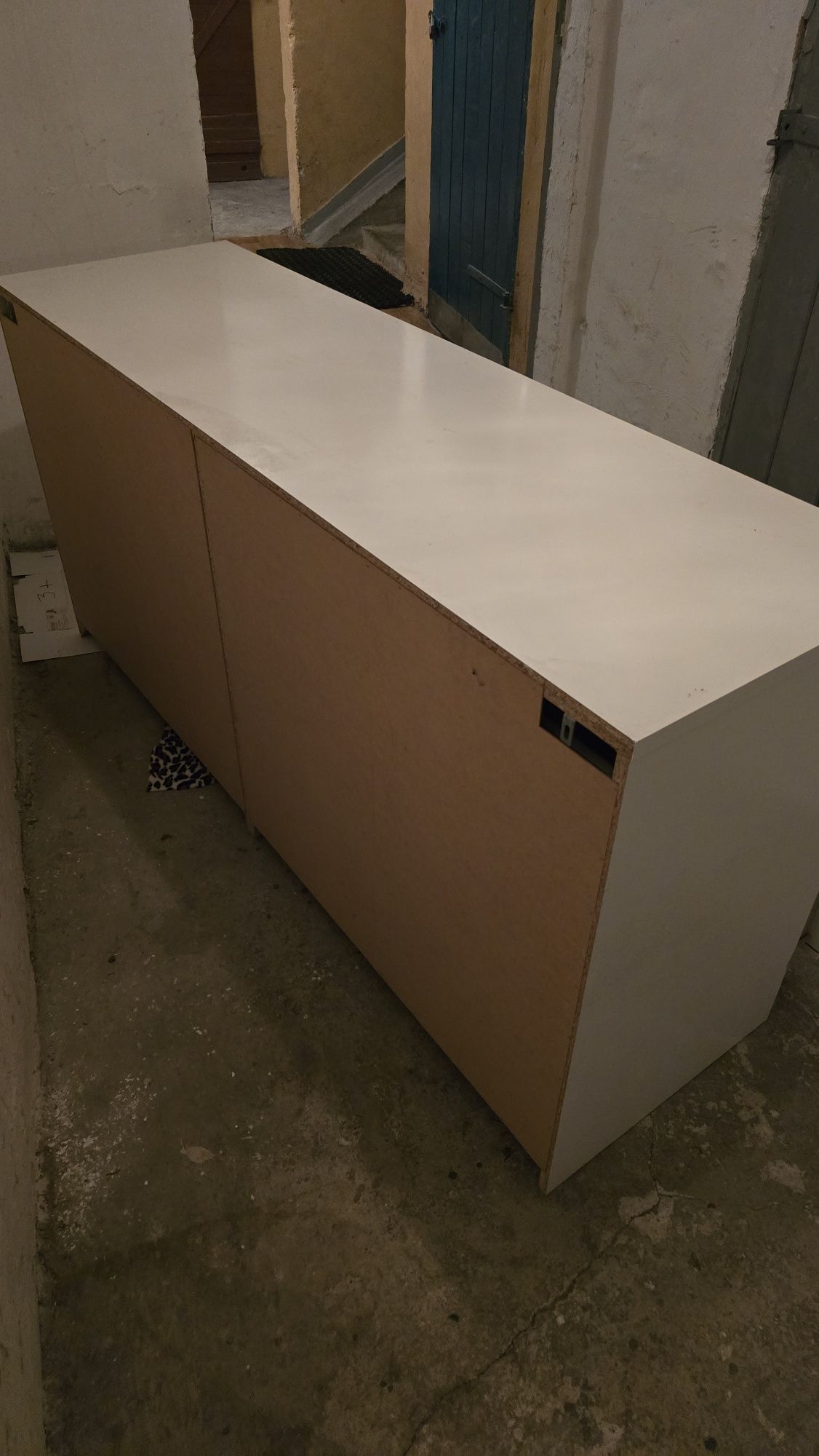 Komoda MALM biała, 6 szuflad, 160 cm