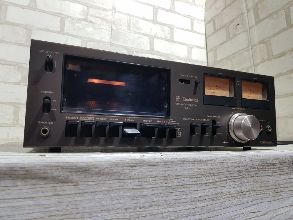 Стрілки! Стерео касетна дека TECHNICS RS-615US, б/у з Німеччини