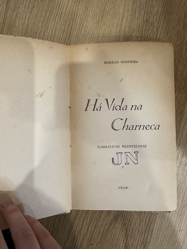 livro de Horácio Nogueira- Há Vida na Charneca.